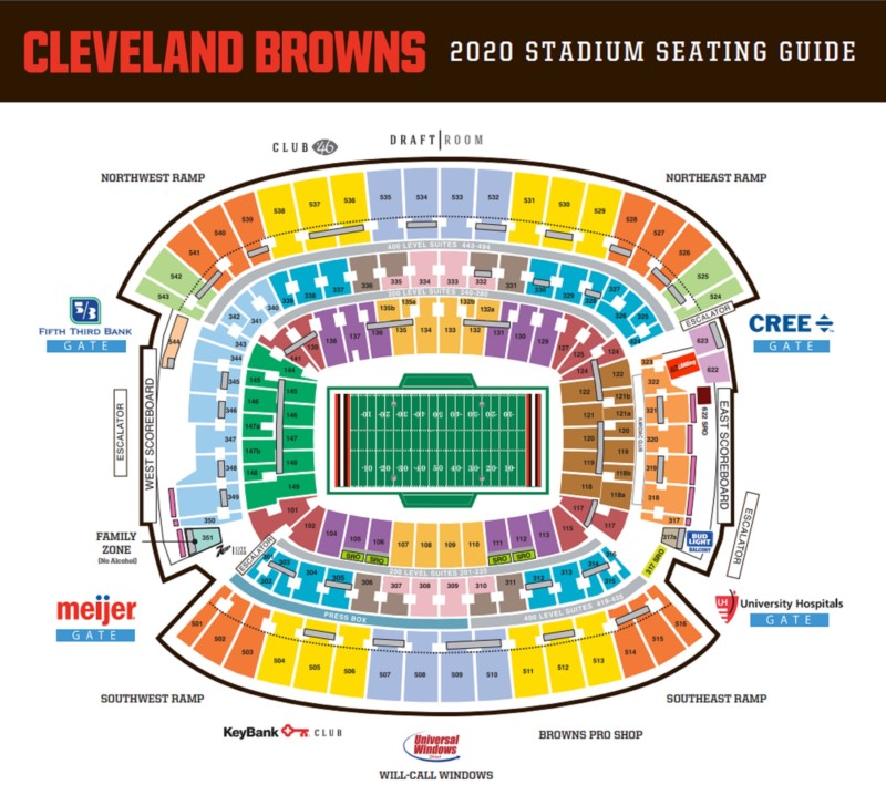 Cleveland_Browns_Seating_Chart_052020 - Touchdown Trips