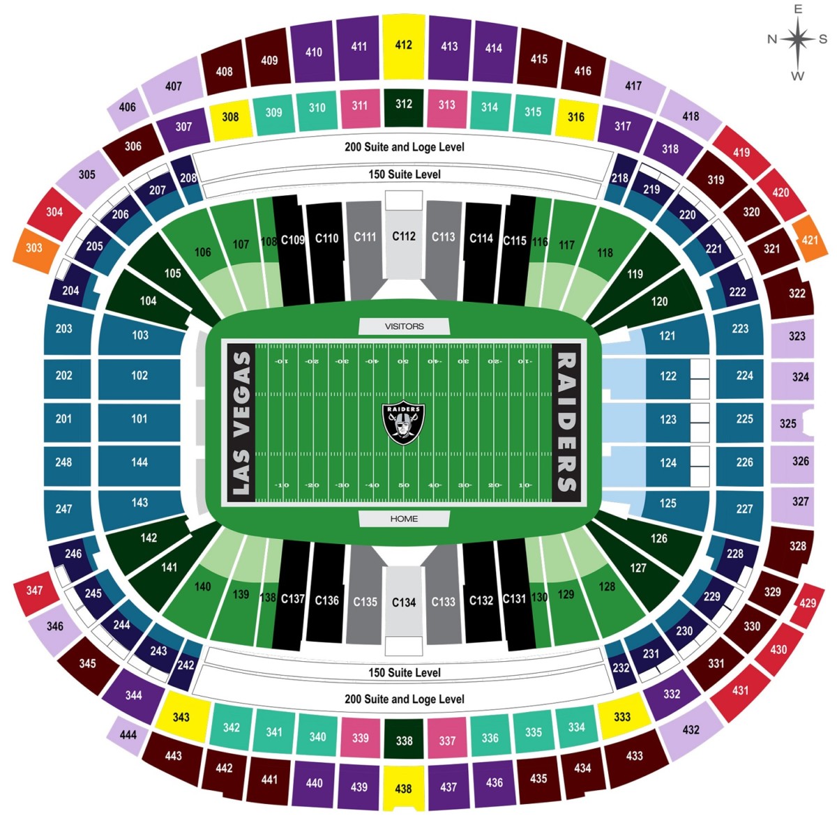 Las_Vegas_Raiders_Seating_Chart_052020 - Touchdown Trips