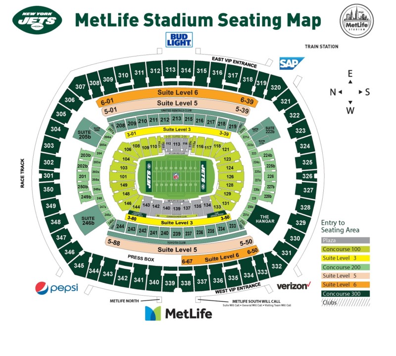 New_York_Jets_Seating_Chart_052020 - Touchdown Trips