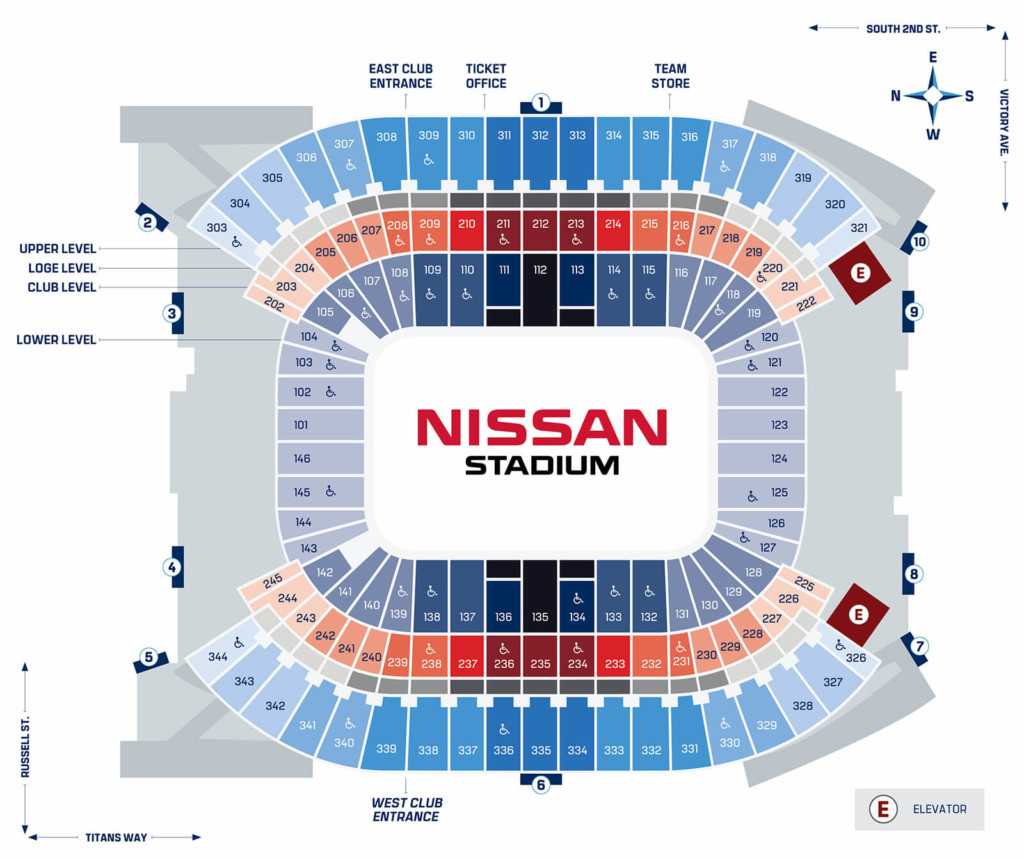 Tennessee_Titans_Seating_Chart_052020 Touchdown Trips