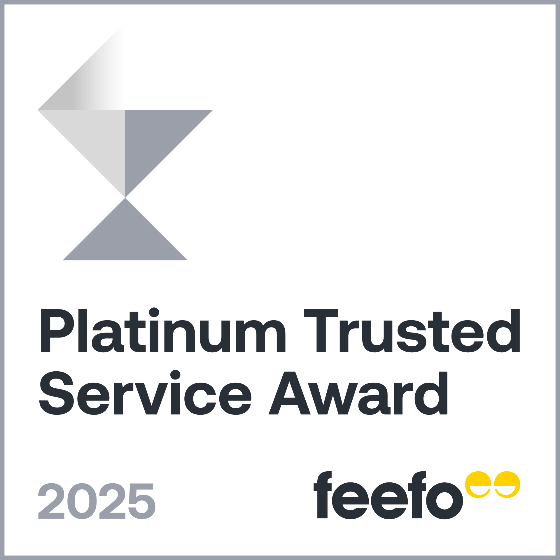 Super Bowl Package | Feefo Platinum Service Award